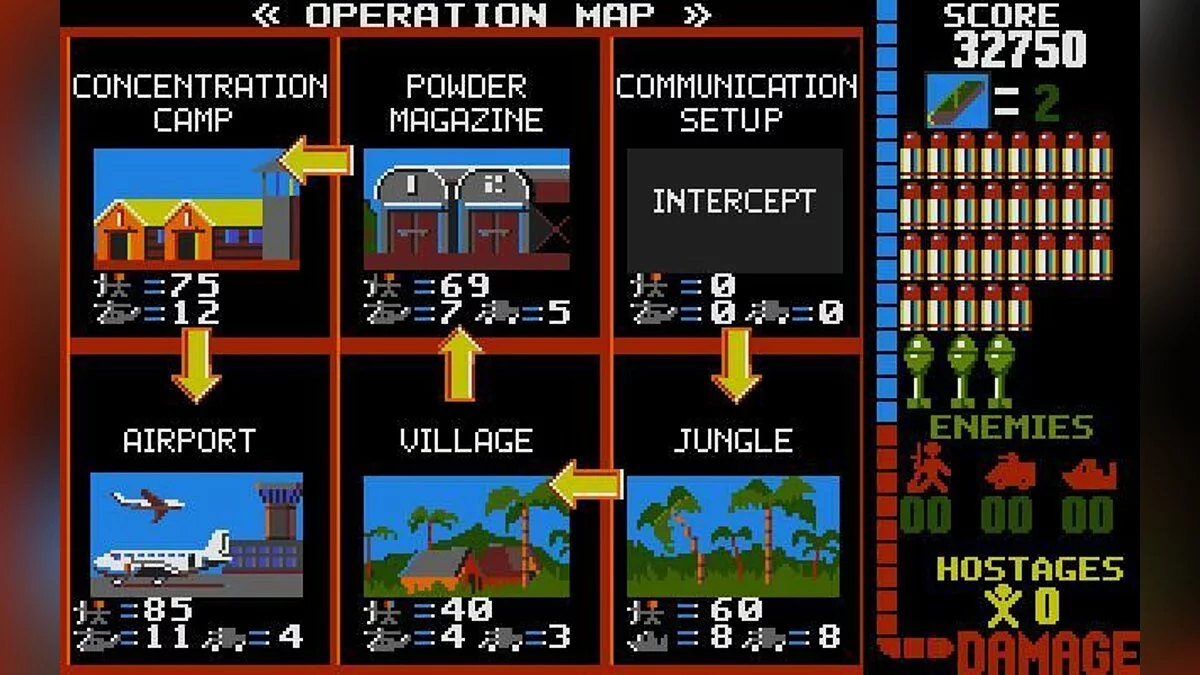 Скриншот из игры Operation Wolf - 1