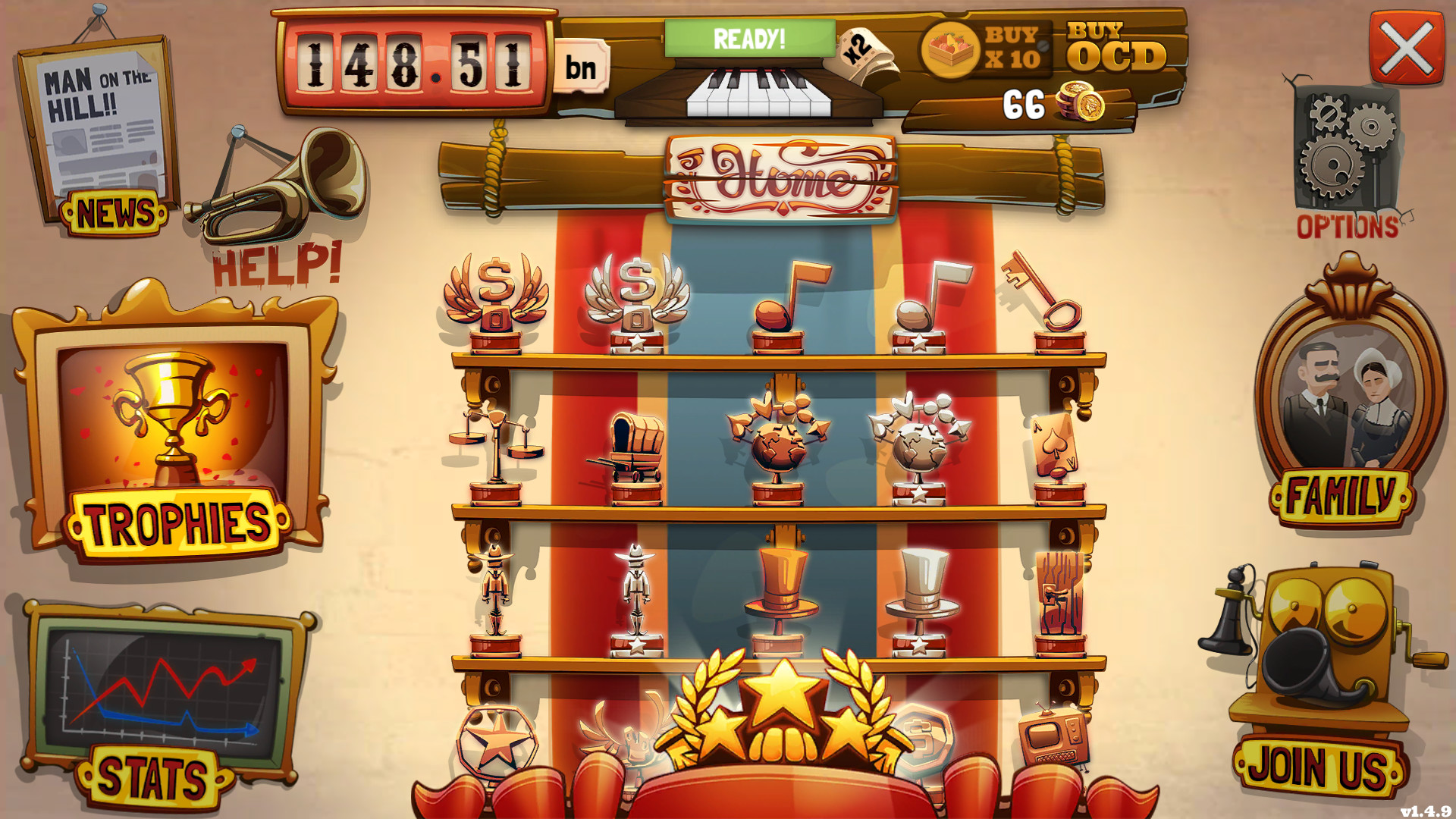 Скриншот из игры Wild West Saga: Idle Tycoon - 3