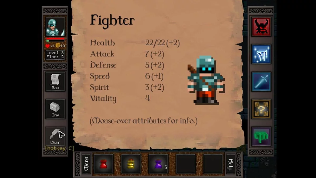 Скриншот из игры Cardinal Quest - 2