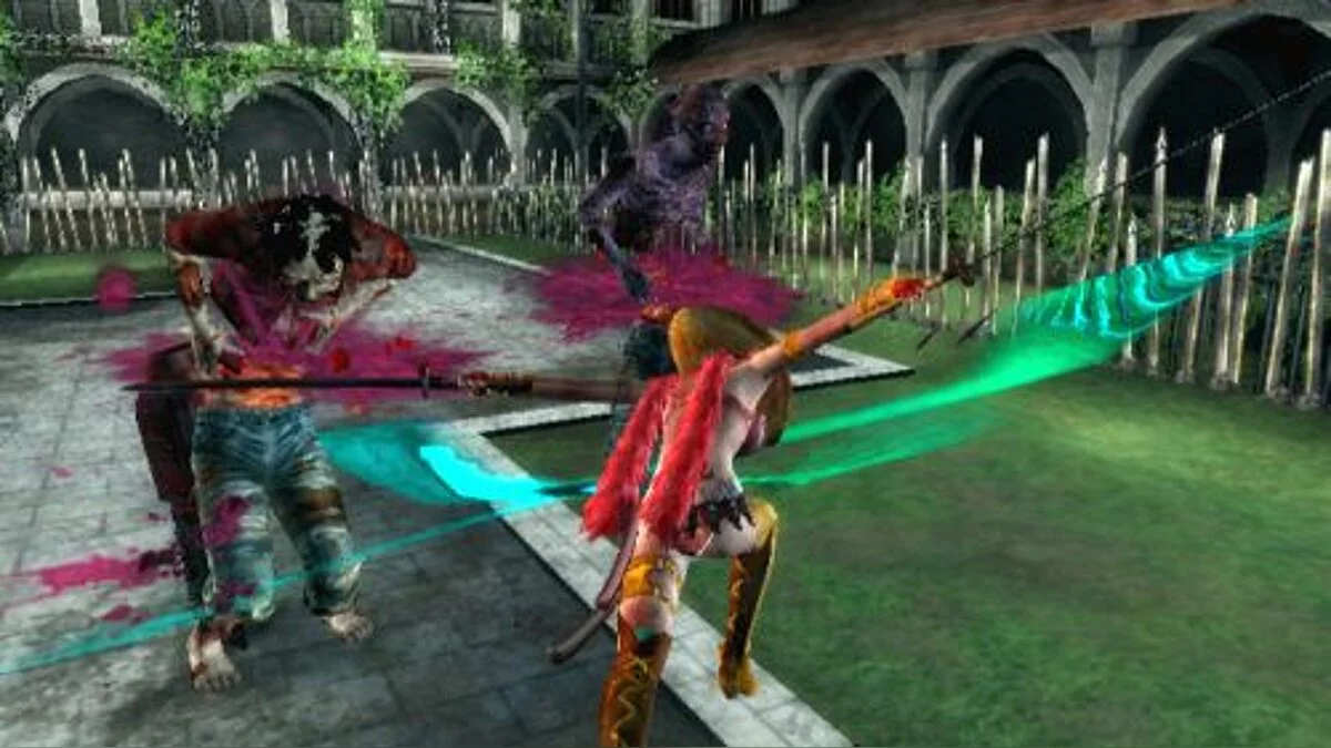 Скриншот из игры Onechanbara: Bikini Zombie Slayers - 14