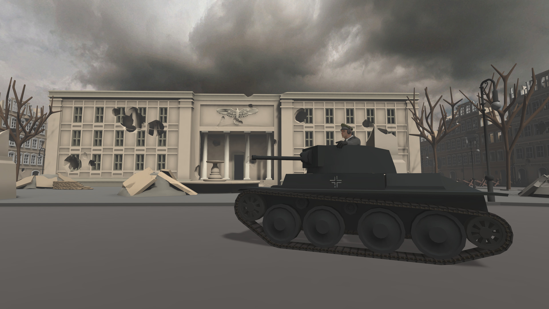 Скриншот из игры Tanks VR