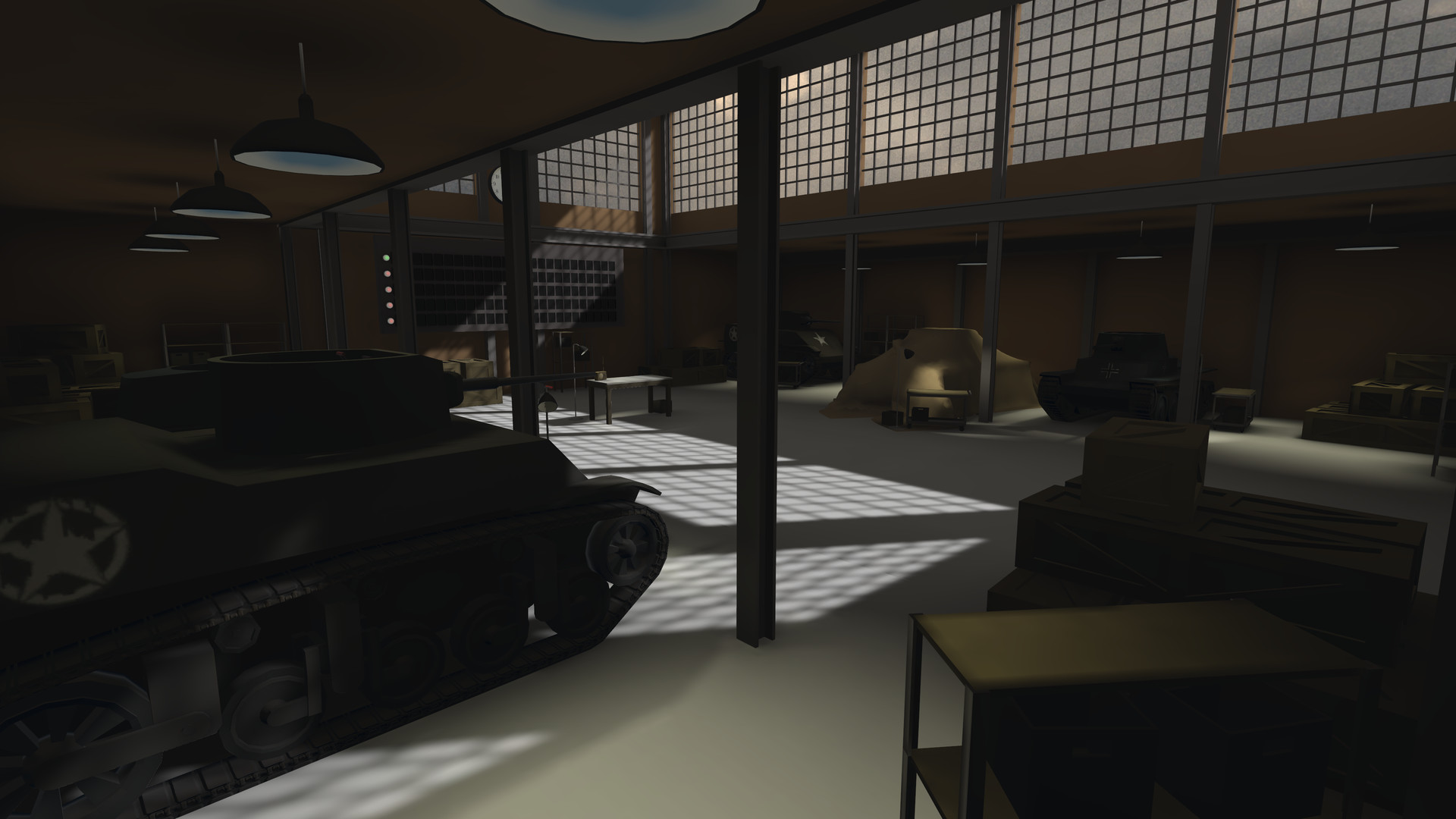 Скриншот из игры Tanks VR