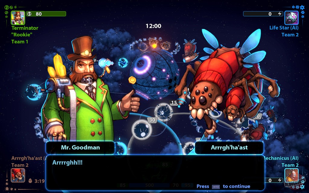 Скриншот из игры Planets Under Attack - 9