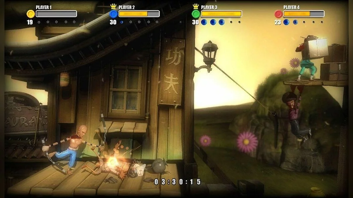 Скриншот из игры Rag Doll Kung Fu: Fists of Plastic - 9