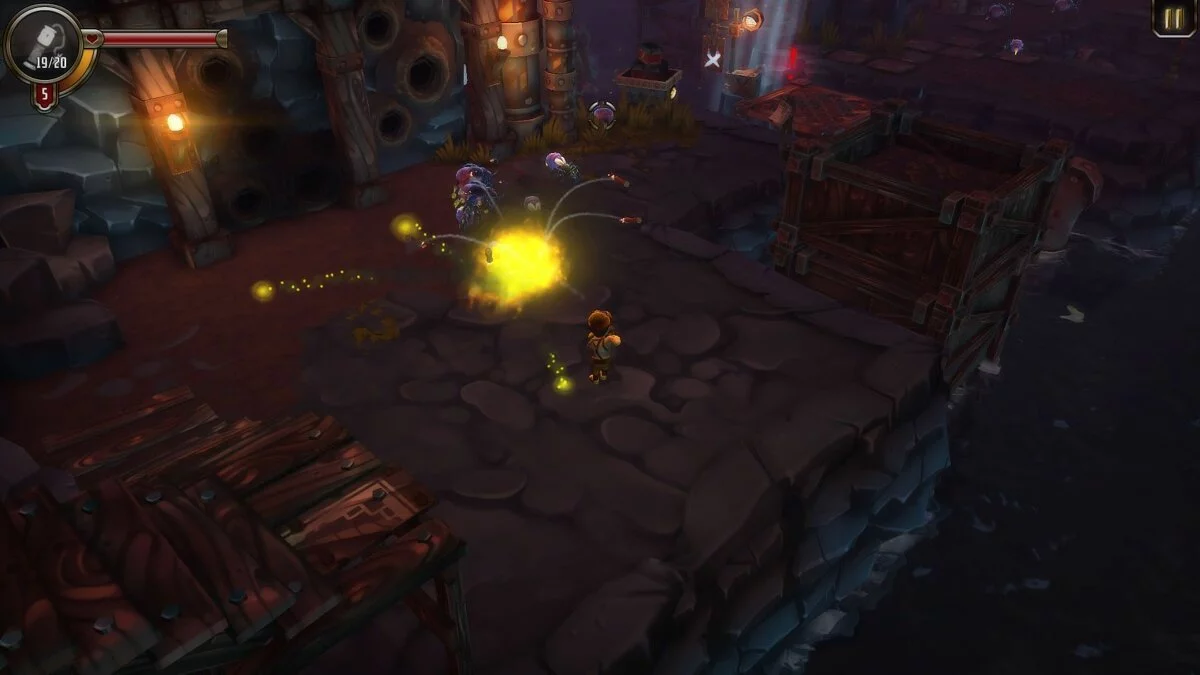 Скриншот из игры Tom Sparks and the Quakes of Ruin - 9