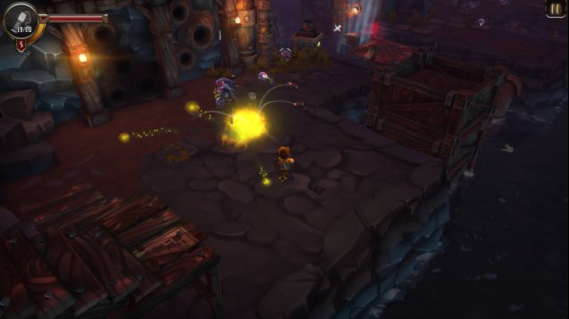 Скриншот из игры Tom Sparks and the Quakes of Ruin - 3