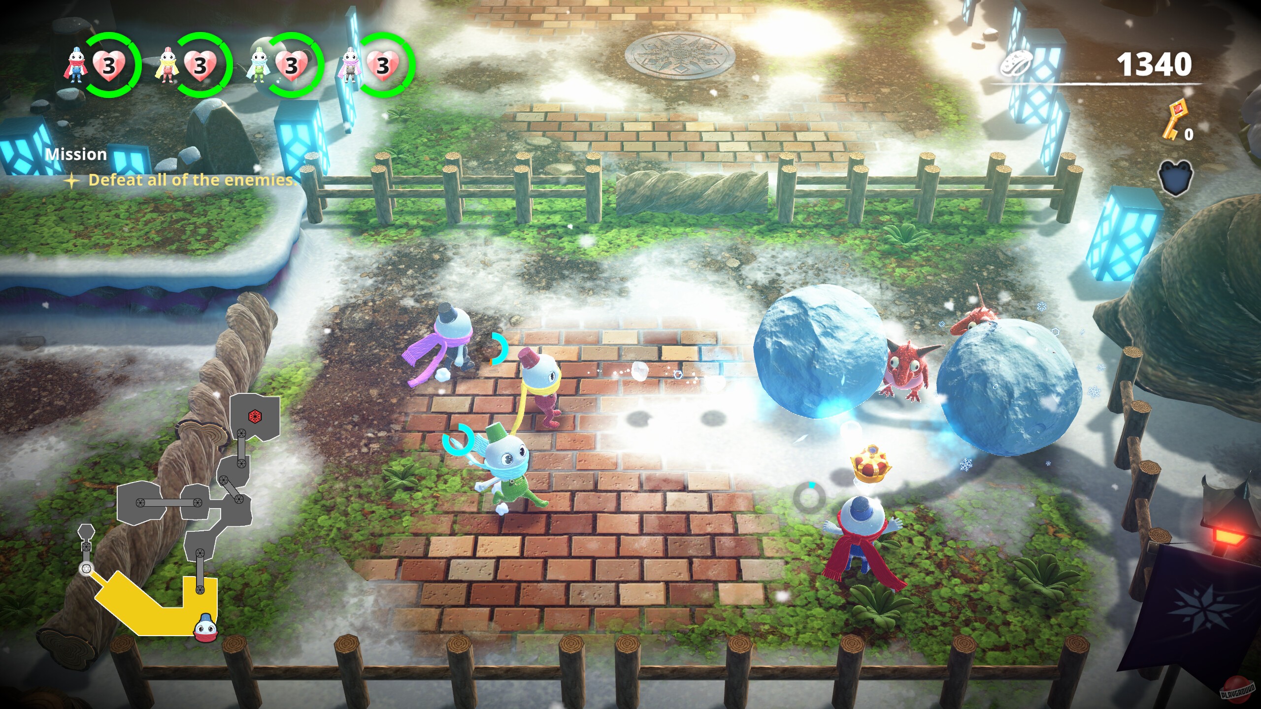 Скриншот из игры Snow Bros. Wonderland - 4