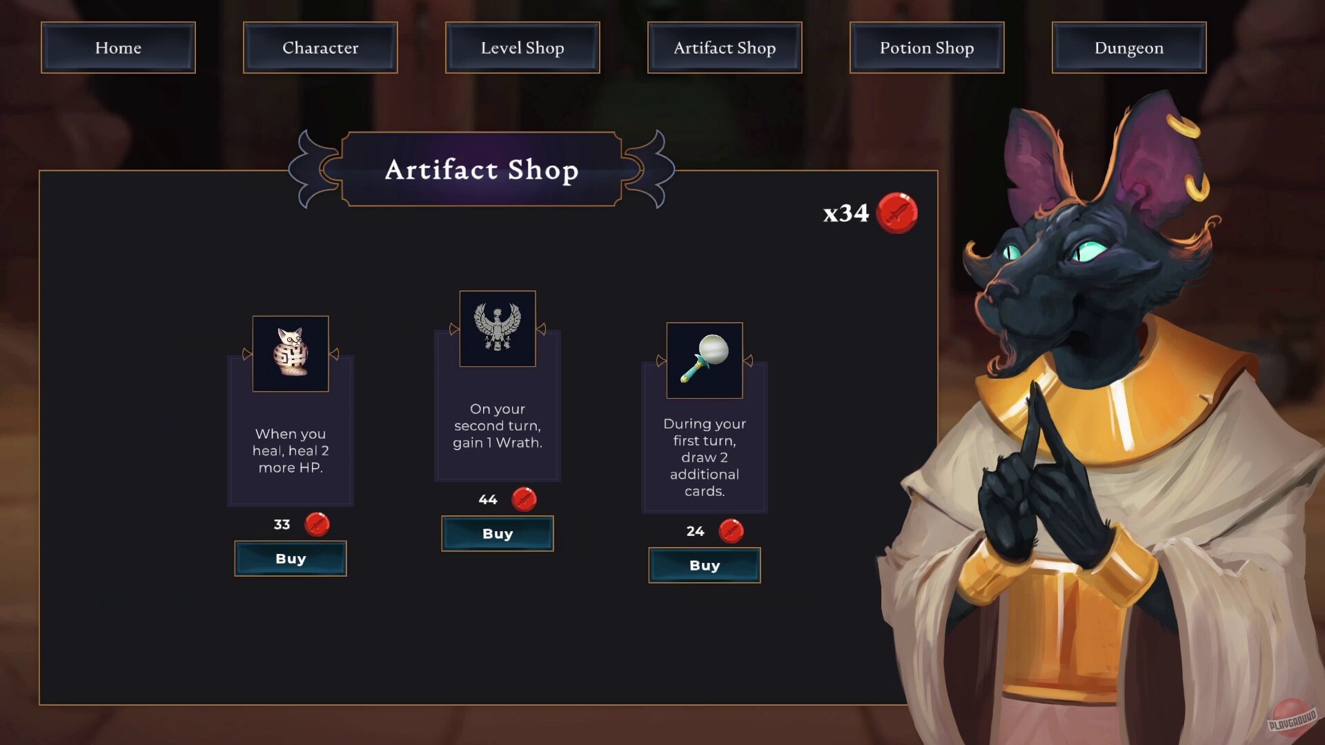 Скриншот из игры Creeping Deck: Pharaoh's Curse - 3