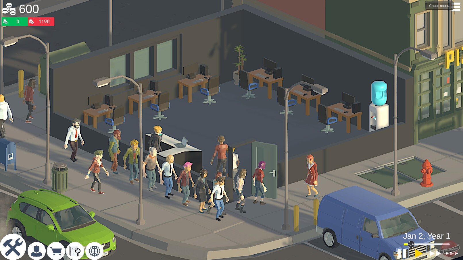 Скриншот из игры Cyber Lounge Tycoon - 6