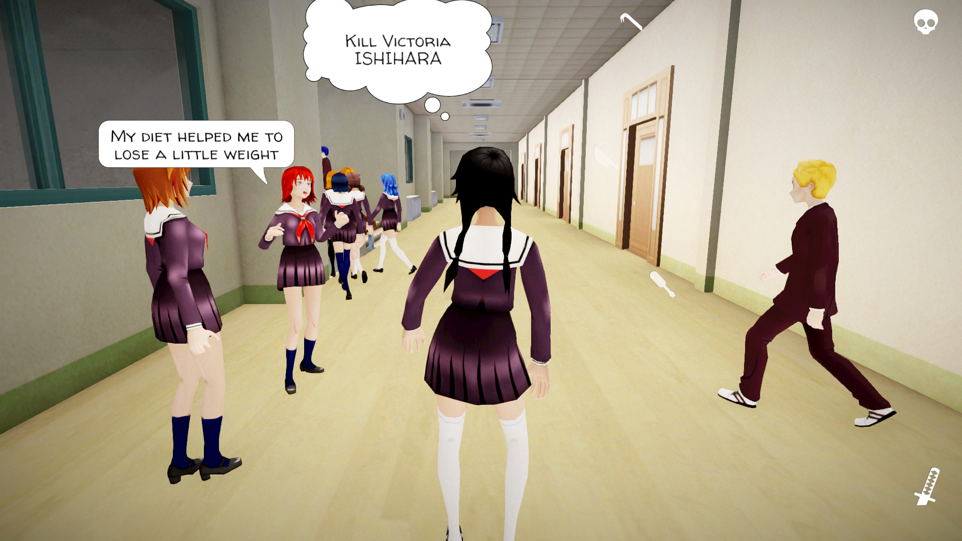 Скриншот из игры Yandere School - 2
