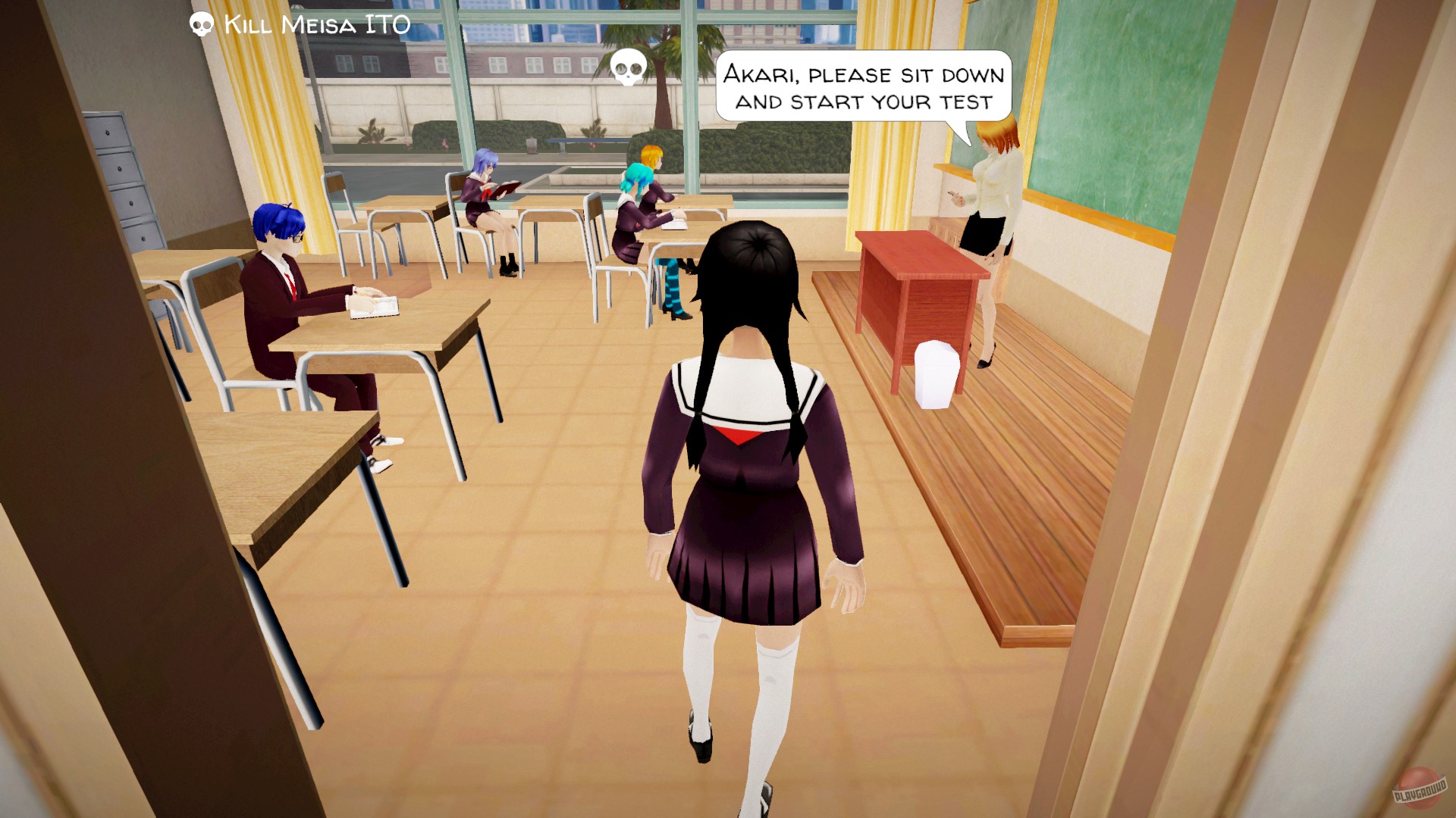 Скриншот из игры Yandere School - 1