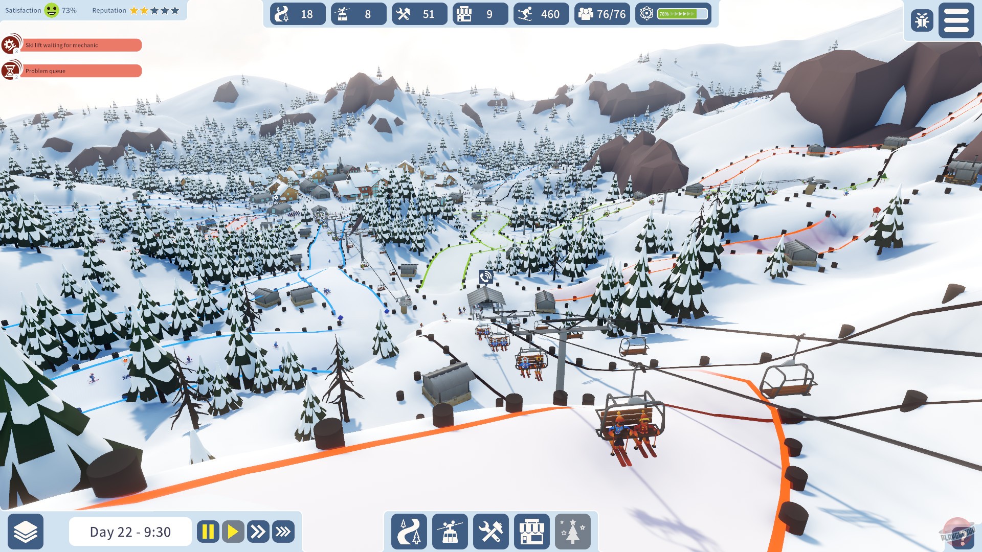 Скриншот из игры Snowtopia: Ski Resort Tycoon - 20