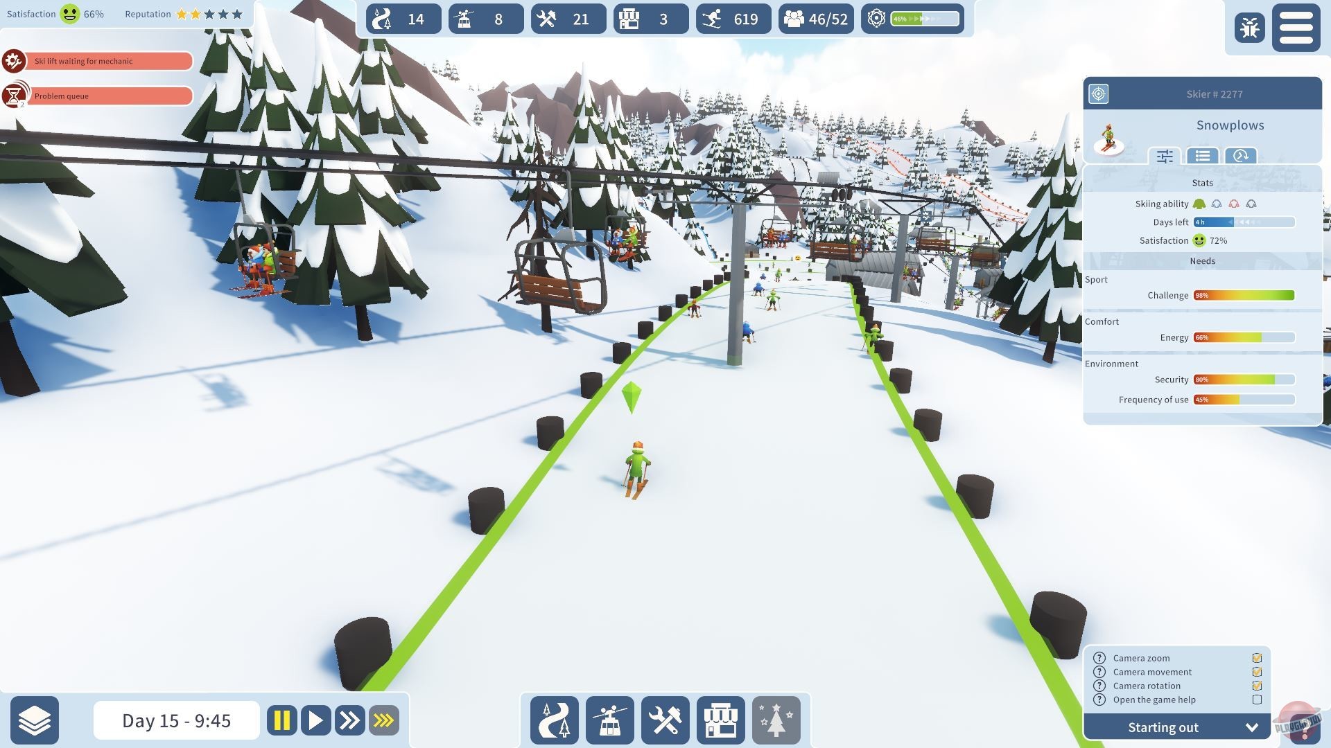 Скриншот из игры Snowtopia: Ski Resort Tycoon - 7