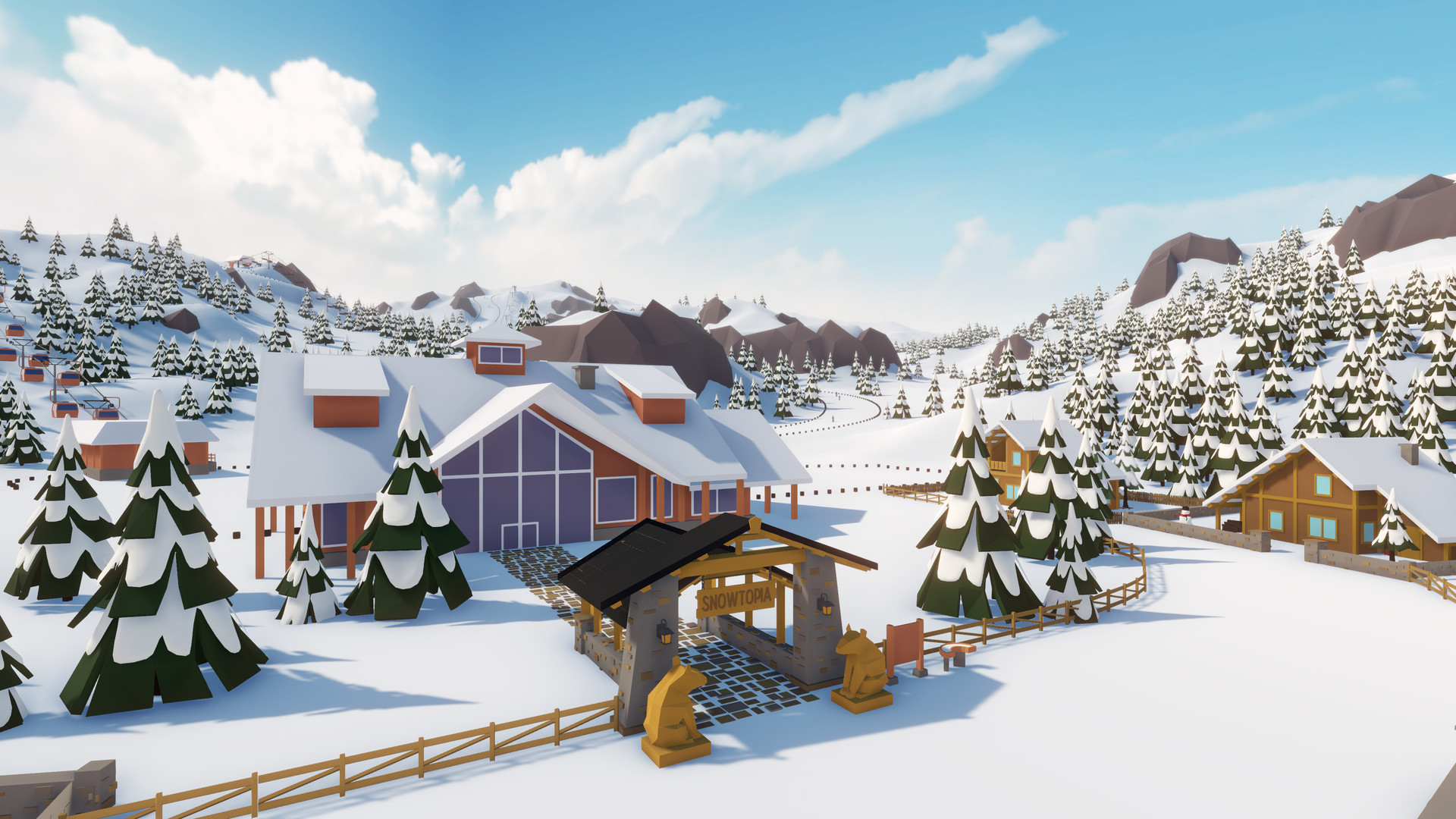 Скриншот из игры Snowtopia: Ski Resort Tycoon - 5