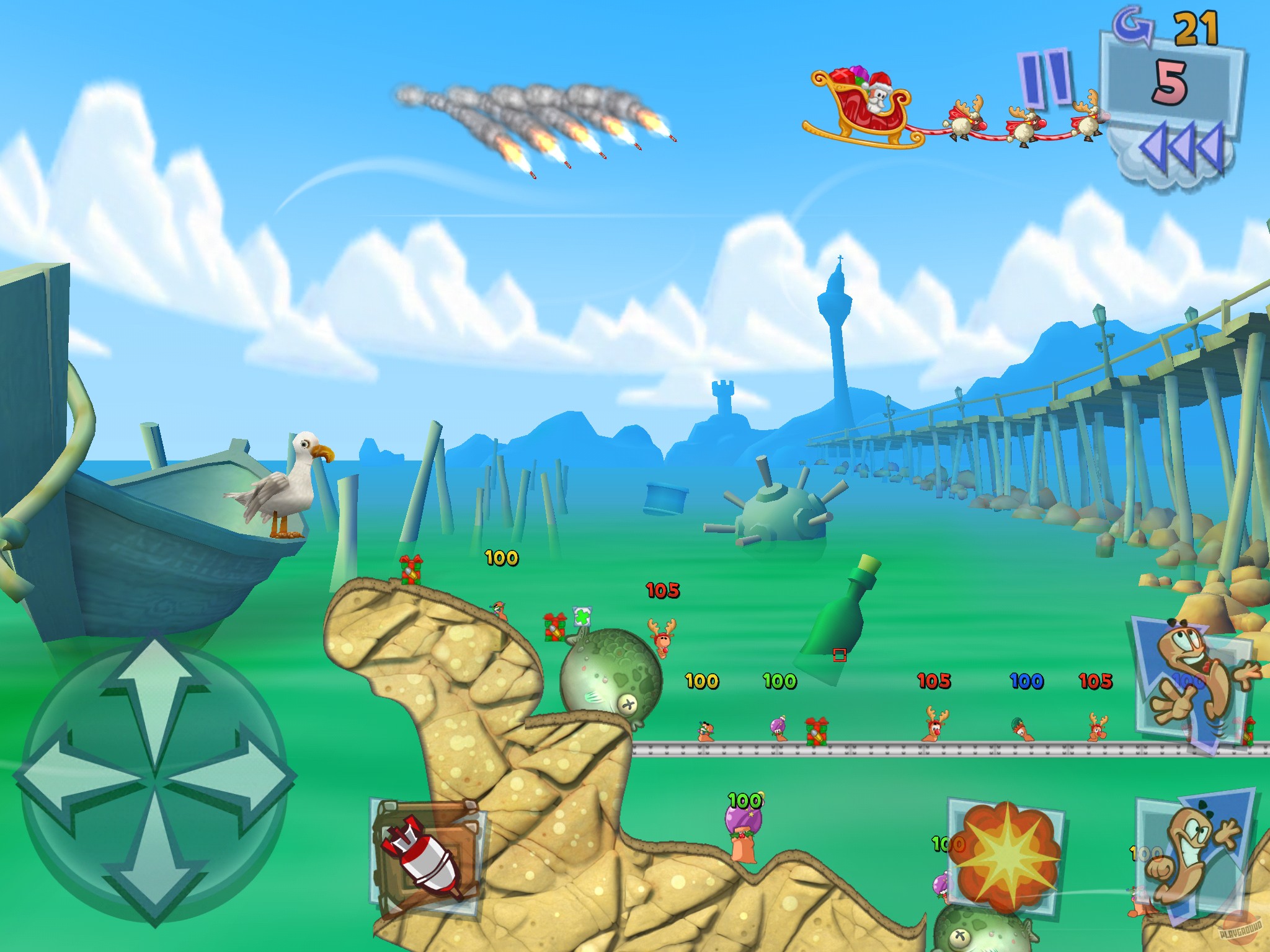 Скриншот из игры Worms 3 - 12