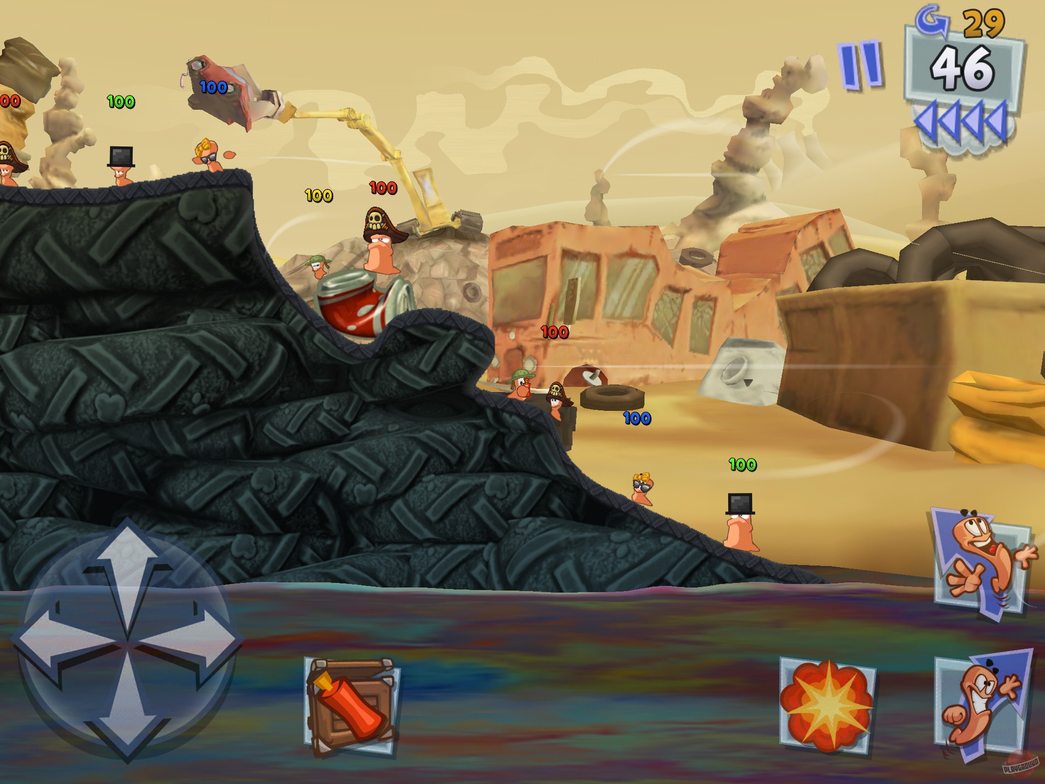 Скриншот из игры Worms 3 - 44