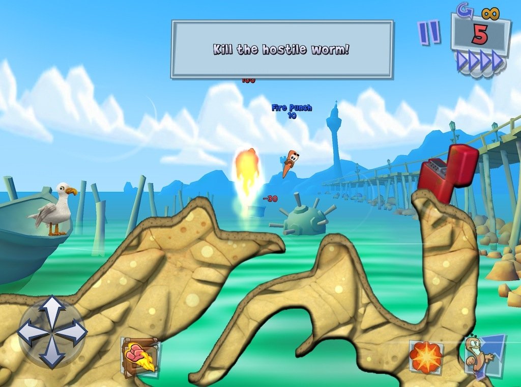 Скриншот из игры Worms 3 - 25