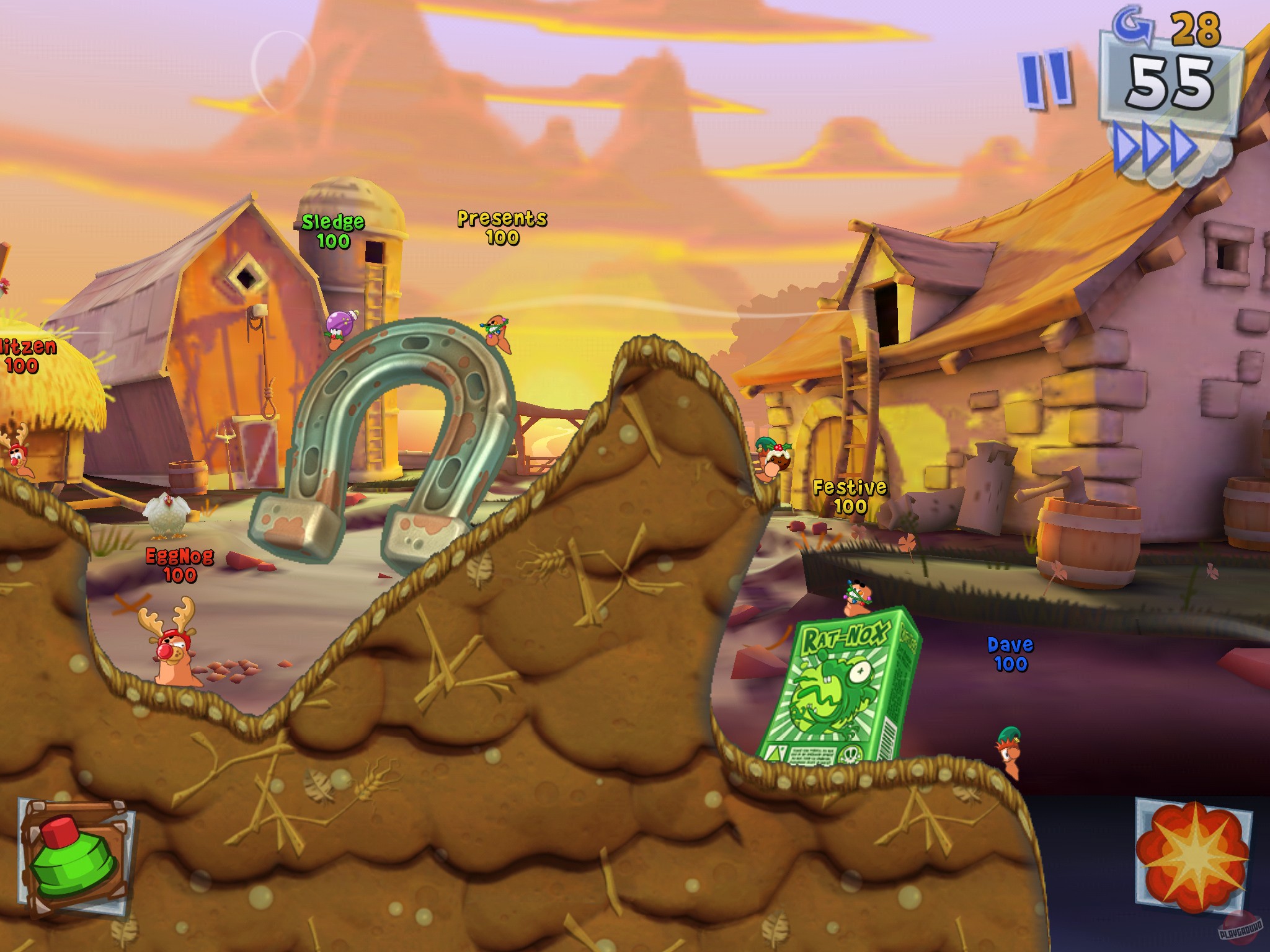 Скриншот из игры Worms 3 - 40