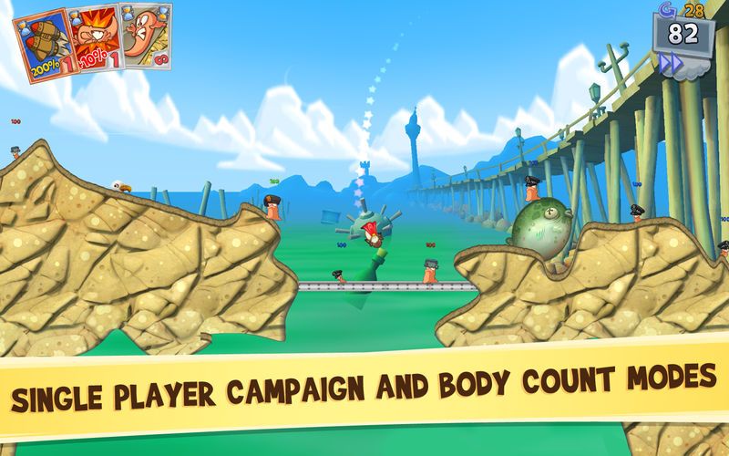 Скриншот из игры Worms 3 - 85