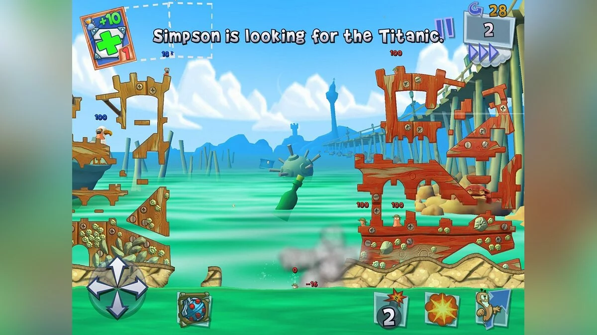 Скриншот из игры Worms 3 - 4