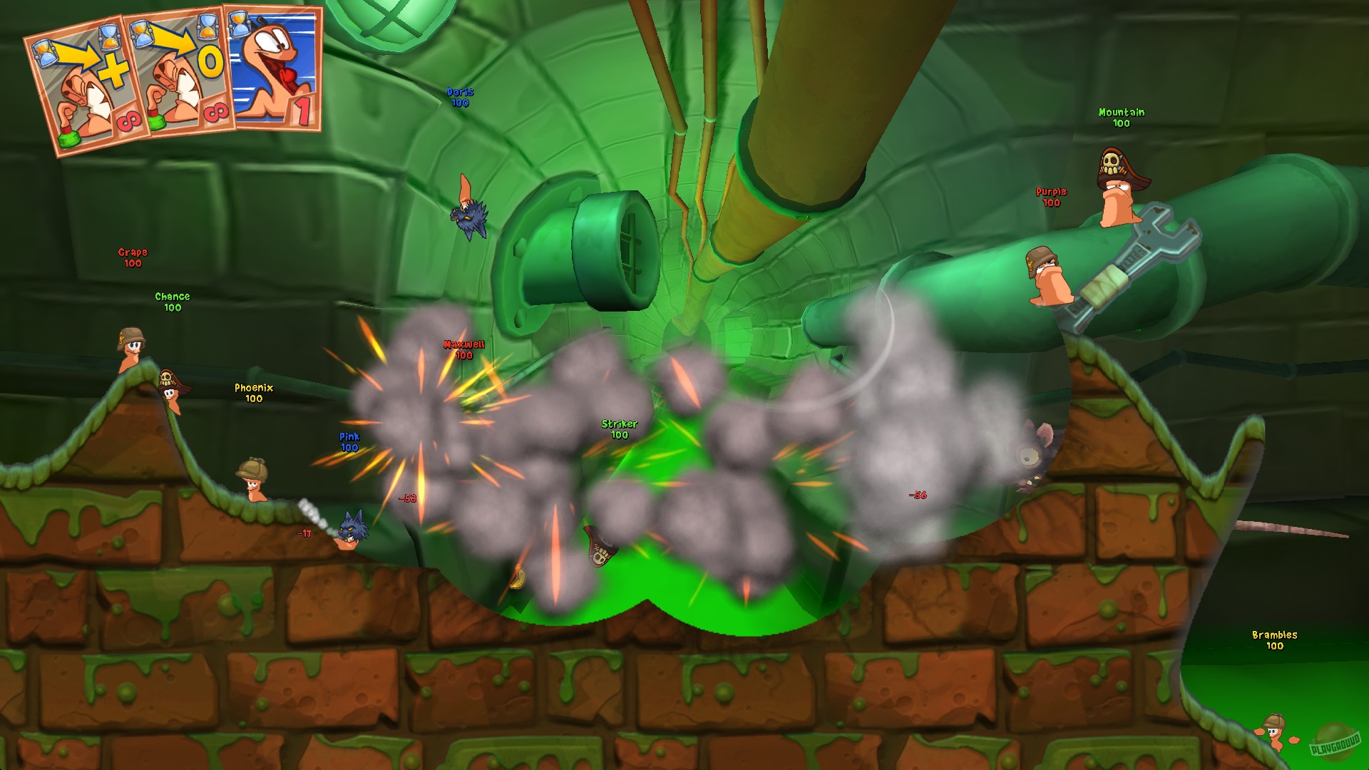 Скриншот из игры Worms 3 - 7