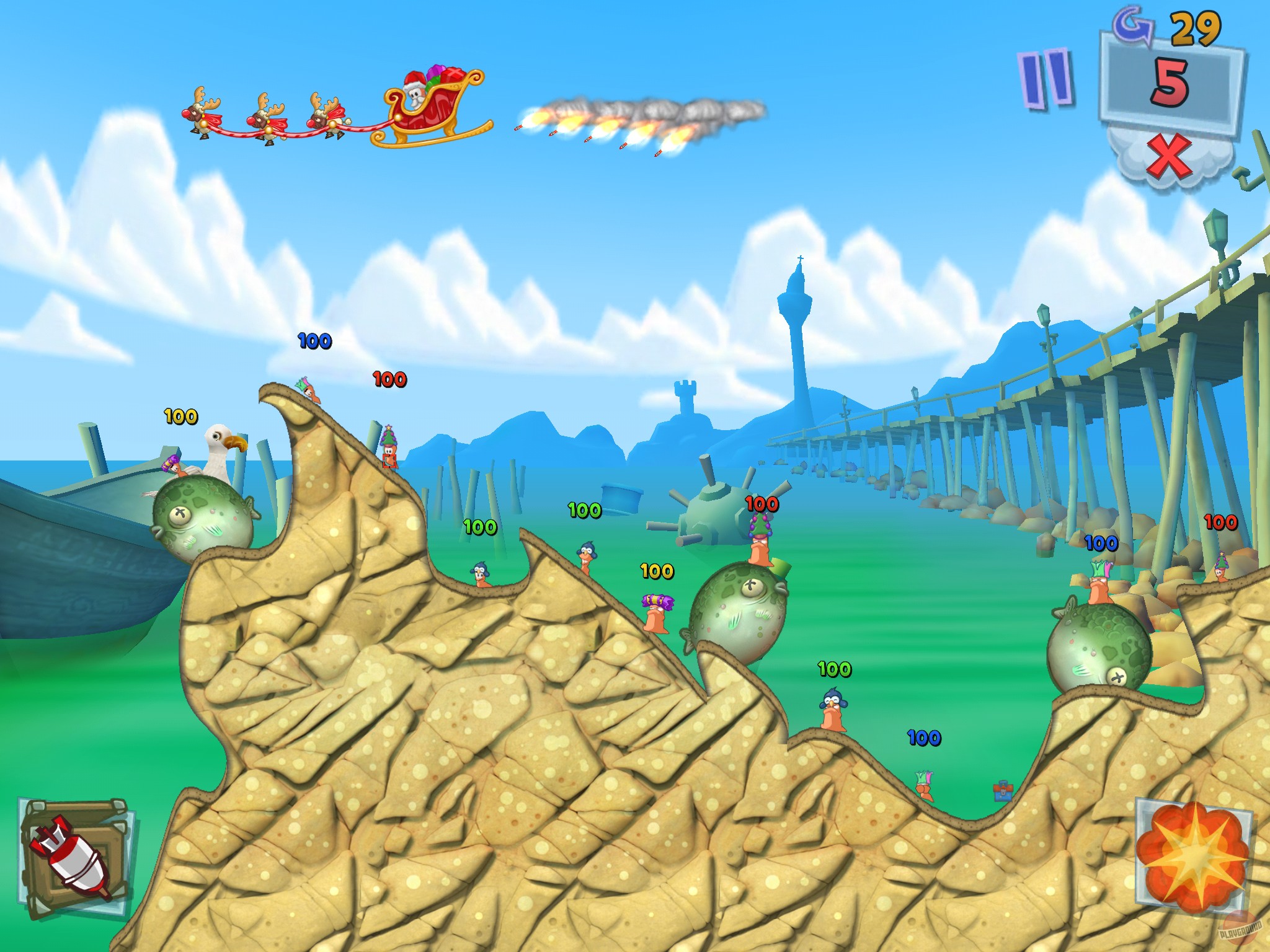 Скриншот из игры Worms 3 - 38