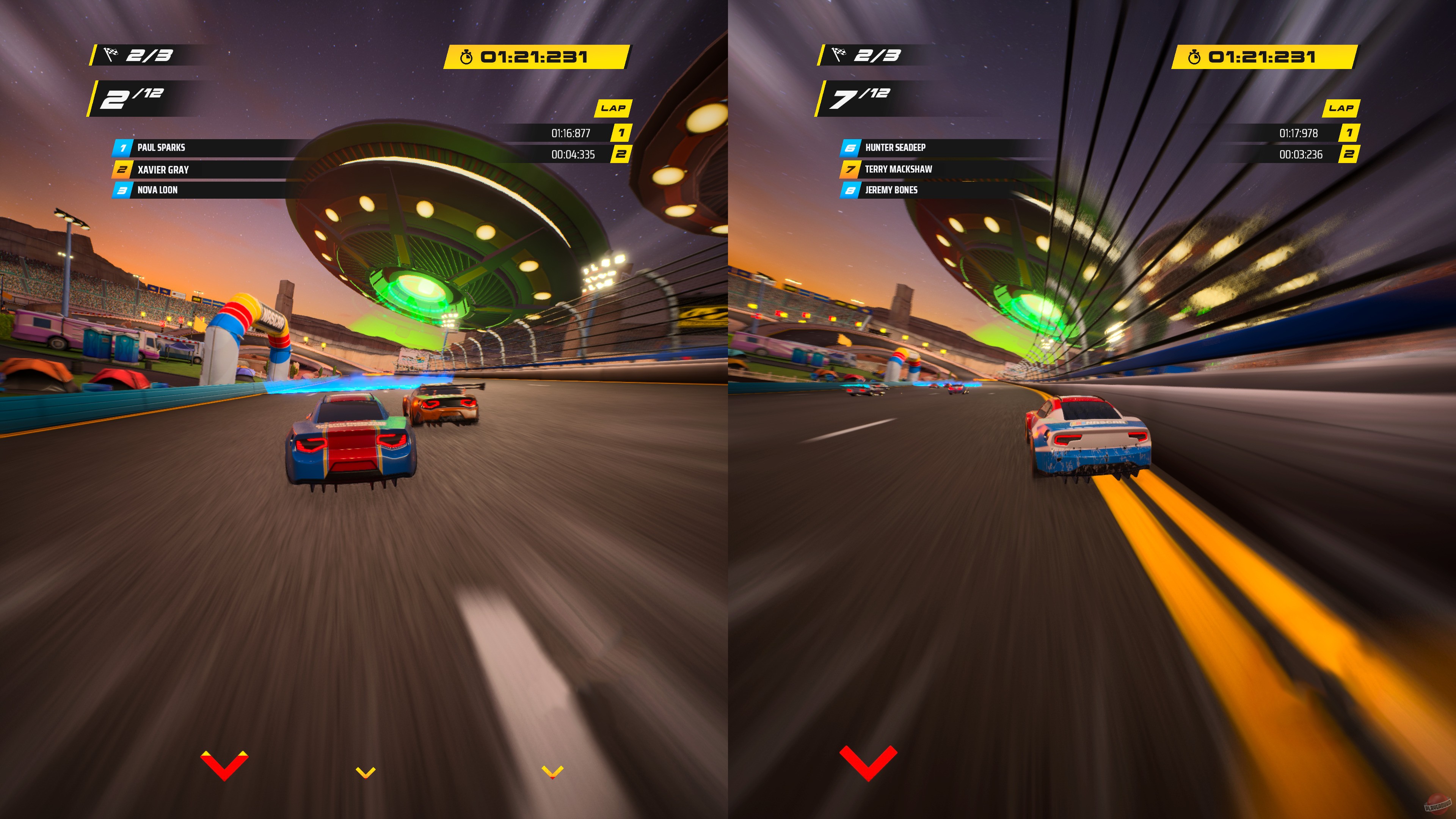 Скриншот из игры NASCAR Arcade Rush - 10