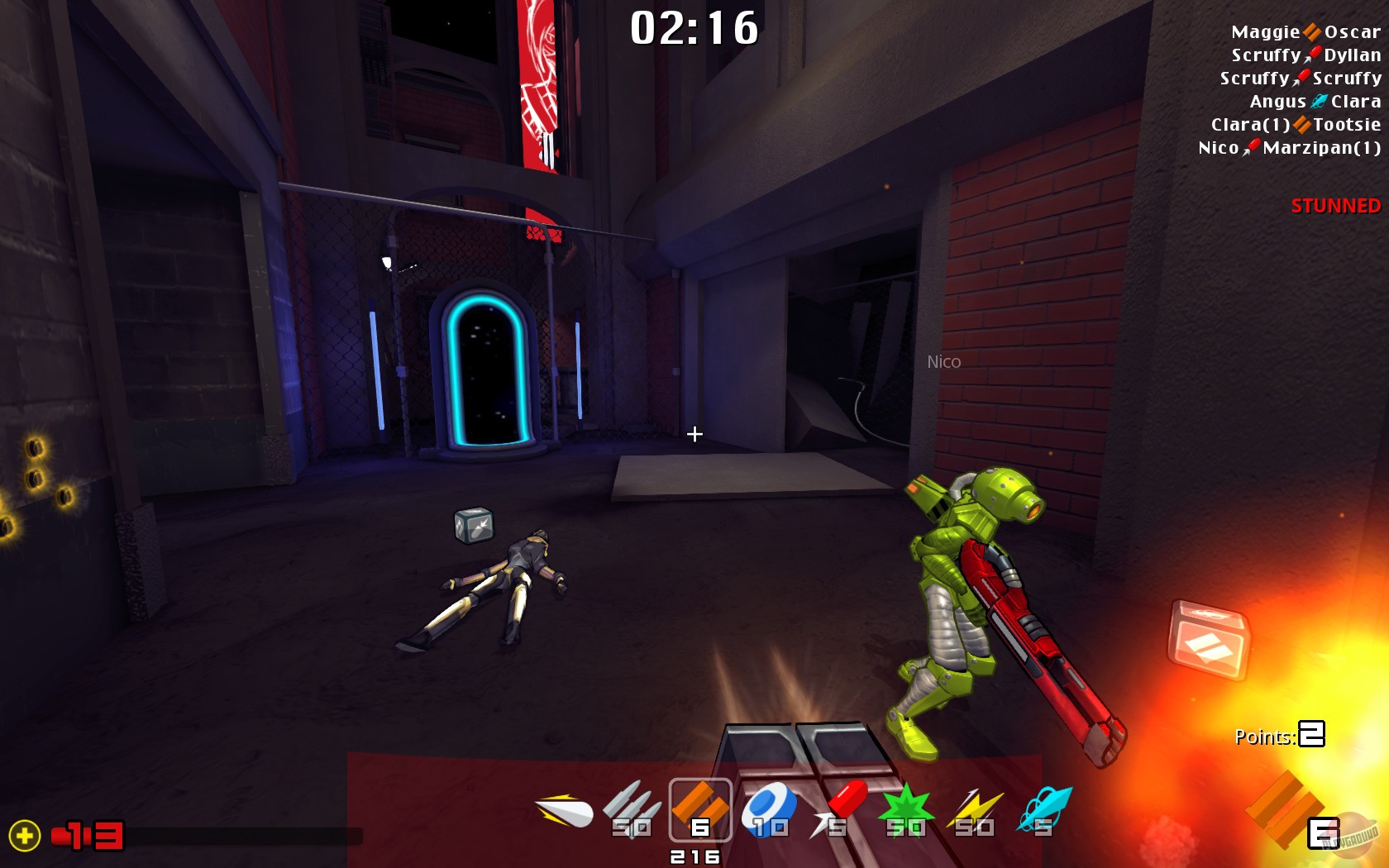 Скриншот из игры Warfork - 2