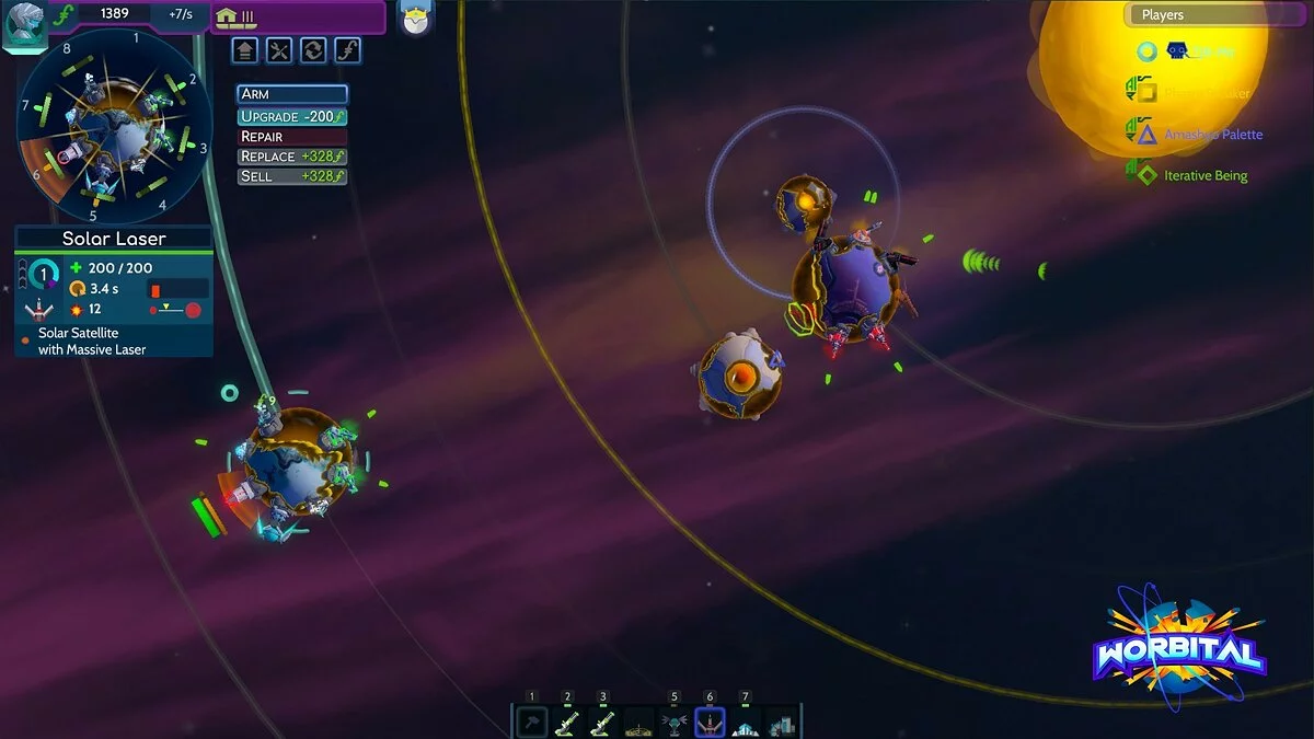 Скриншот из игры Worbital - 16