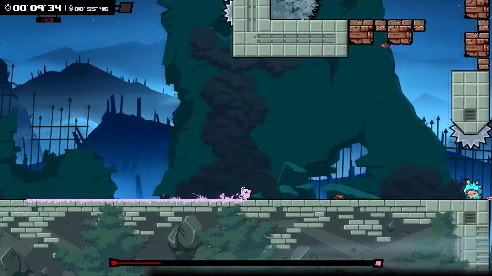 Скриншот из игры Super Meat Boy Forever - 78