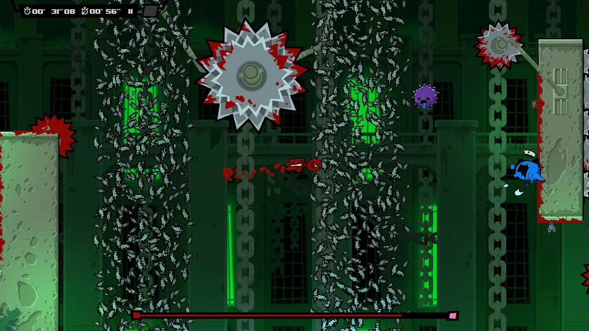 Скриншот из игры Super Meat Boy Forever - 36