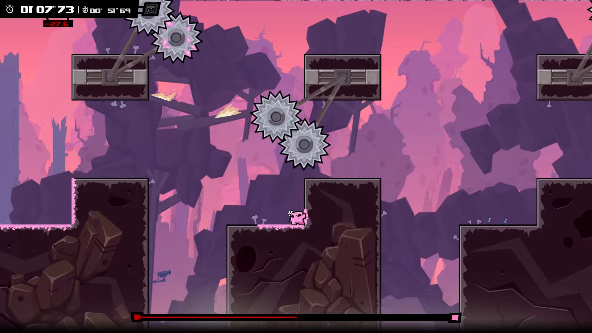 Скриншот из игры Super Meat Boy Forever - 106