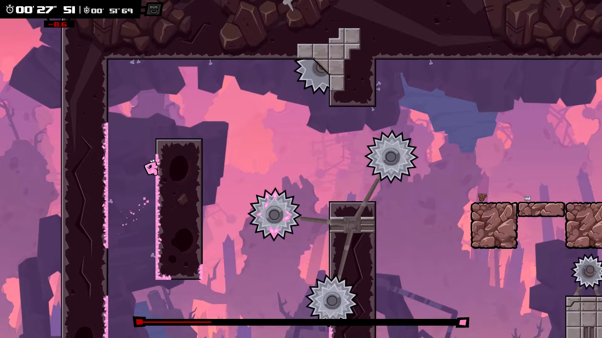 Скриншот из игры Super Meat Boy Forever - 96