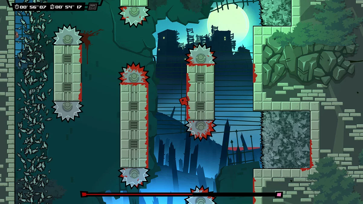 Скриншот из игры Super Meat Boy Forever - 31
