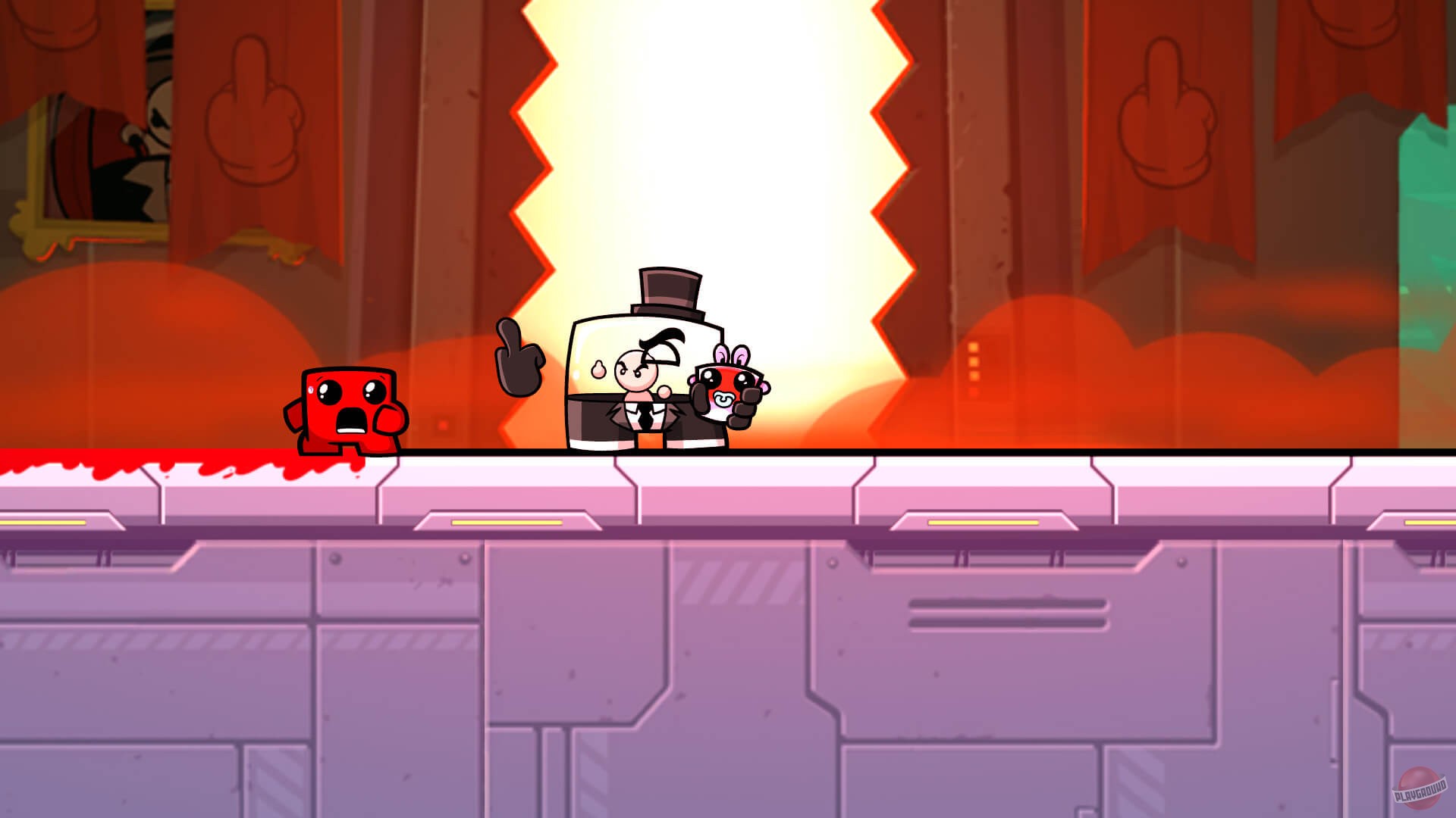 Скриншот из игры Super Meat Boy Forever - 80