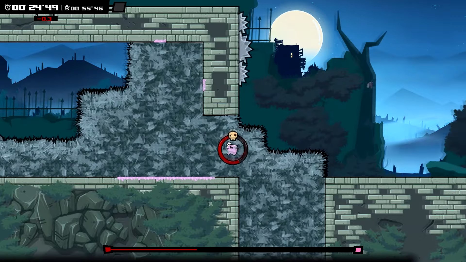 Скриншот из игры Super Meat Boy Forever - 104