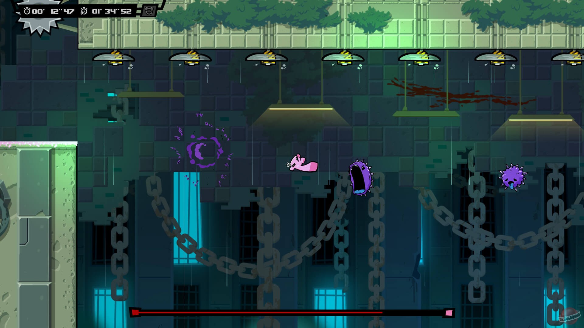 Скриншот из игры Super Meat Boy Forever - 69