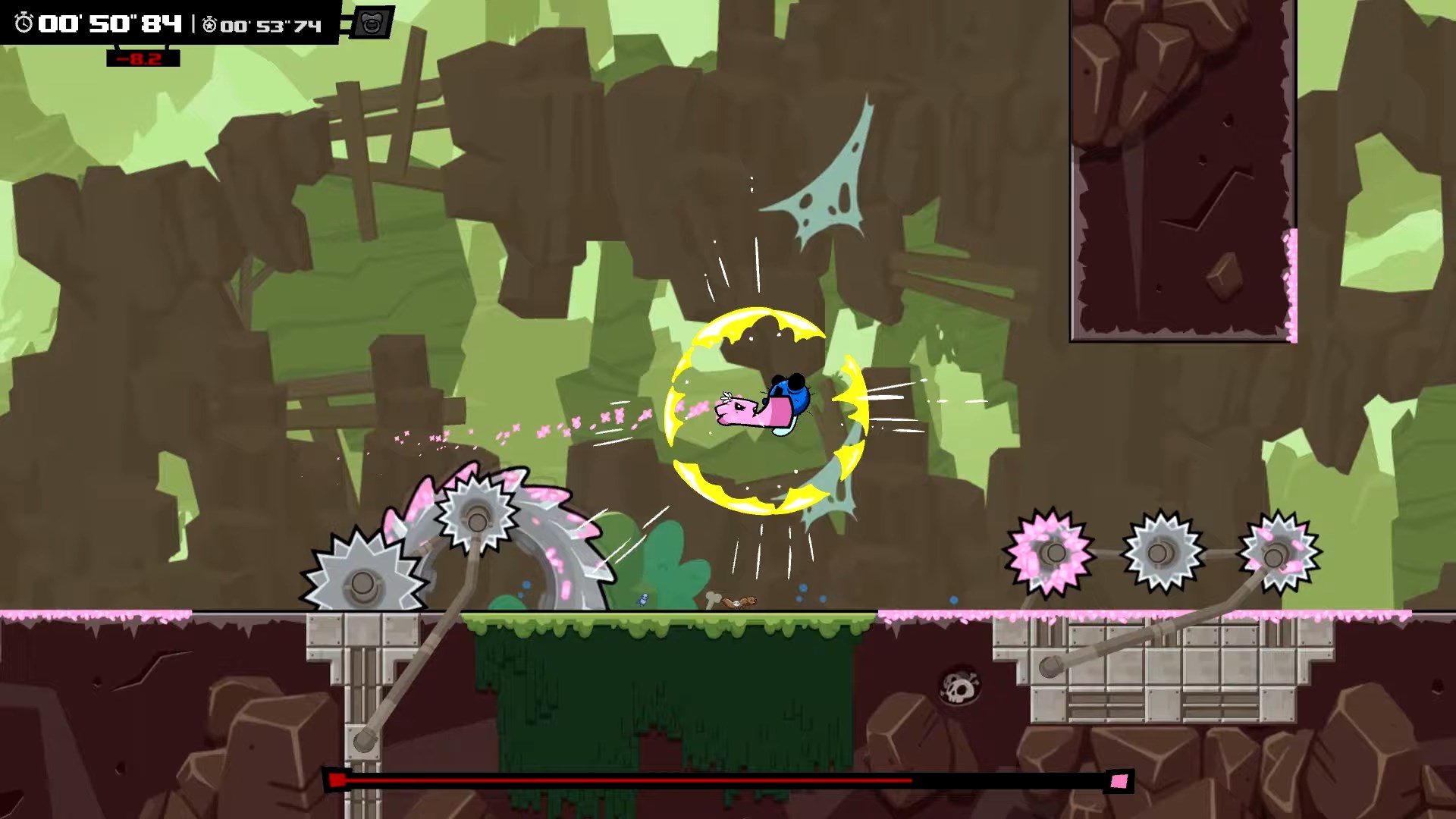 Скриншот из игры Super Meat Boy Forever - 98