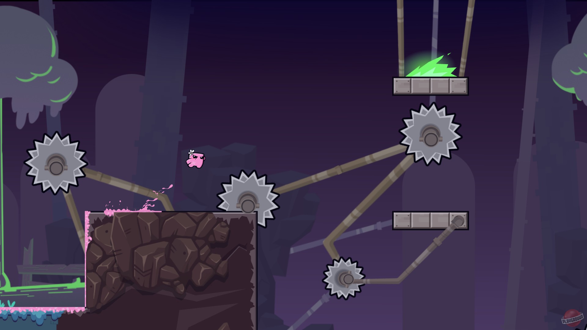 Скриншот из игры Super Meat Boy Forever - 99