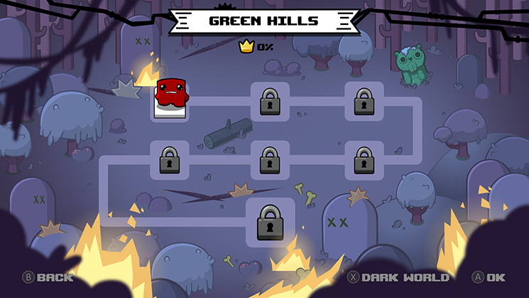 Скриншот из игры Super Meat Boy Forever - 45