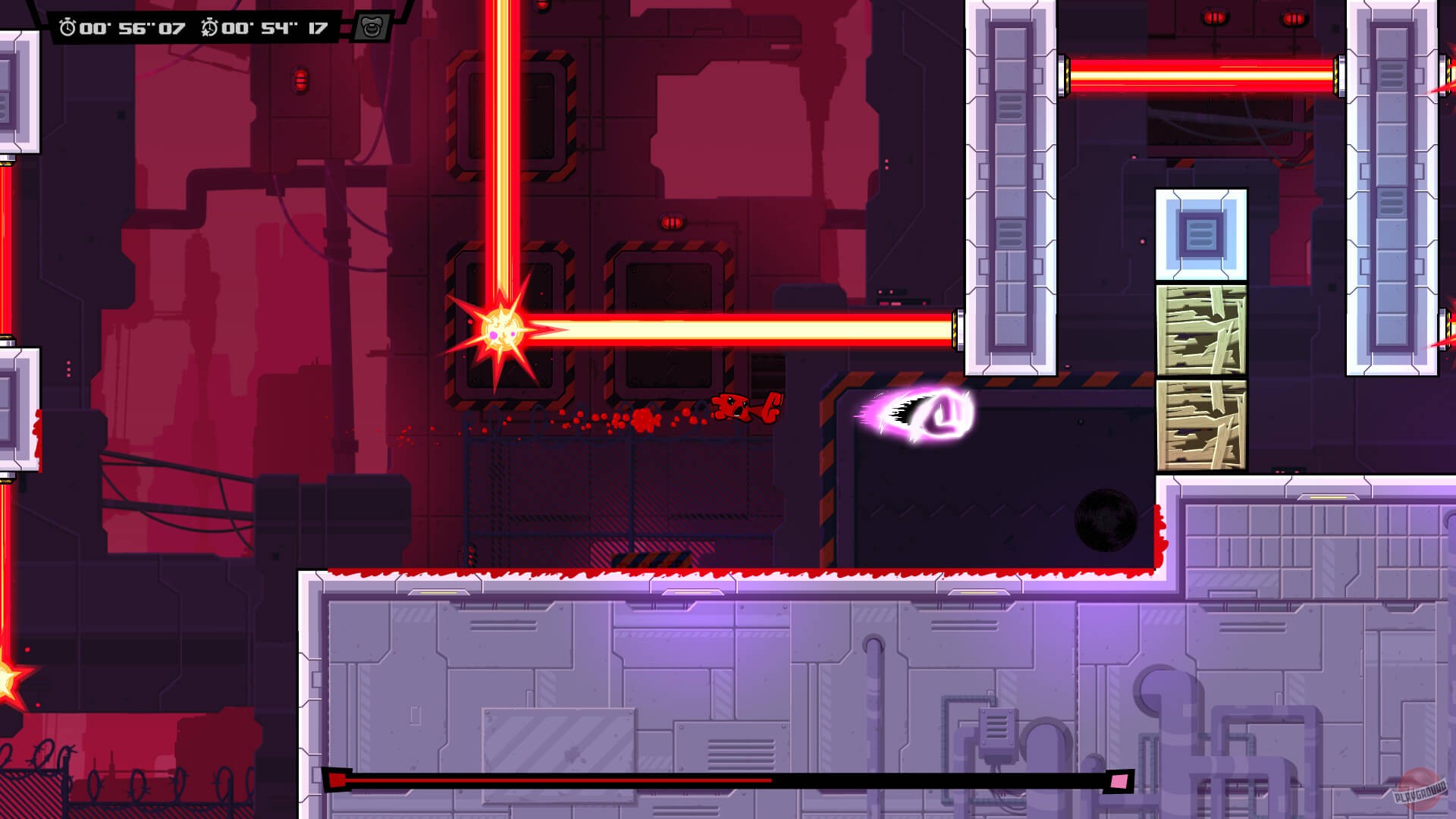 Скриншот из игры Super Meat Boy Forever - 44