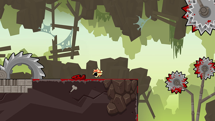 Скриншот из игры Super Meat Boy Forever - 54
