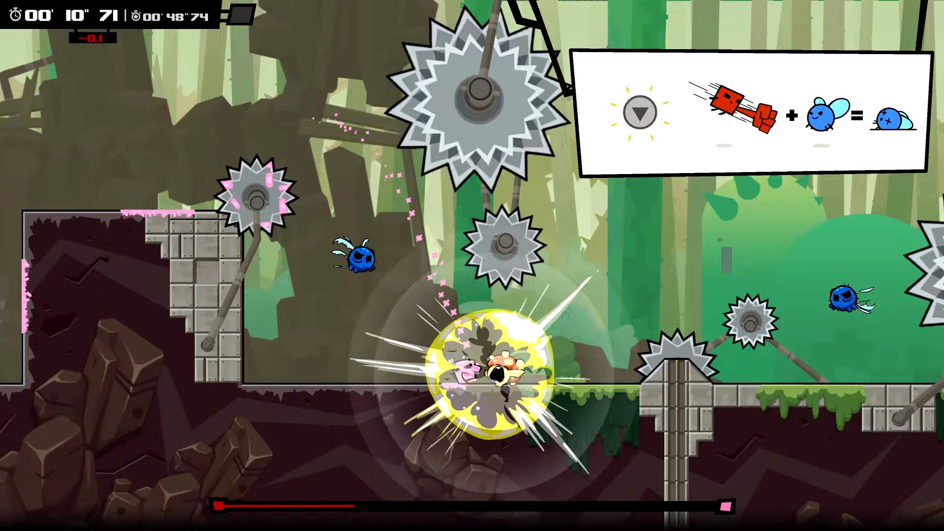 Скриншот из игры Super Meat Boy Forever - 92
