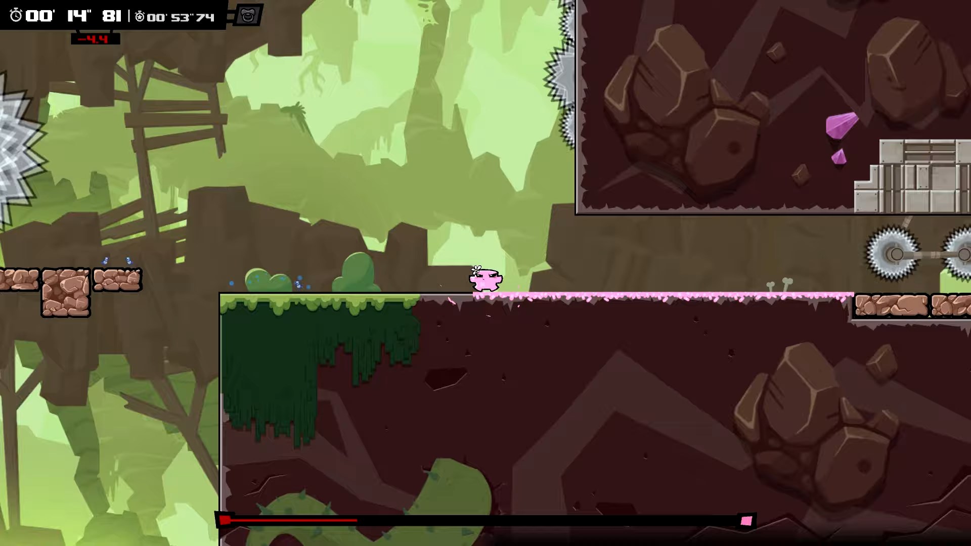 Скриншот из игры Super Meat Boy Forever - 70
