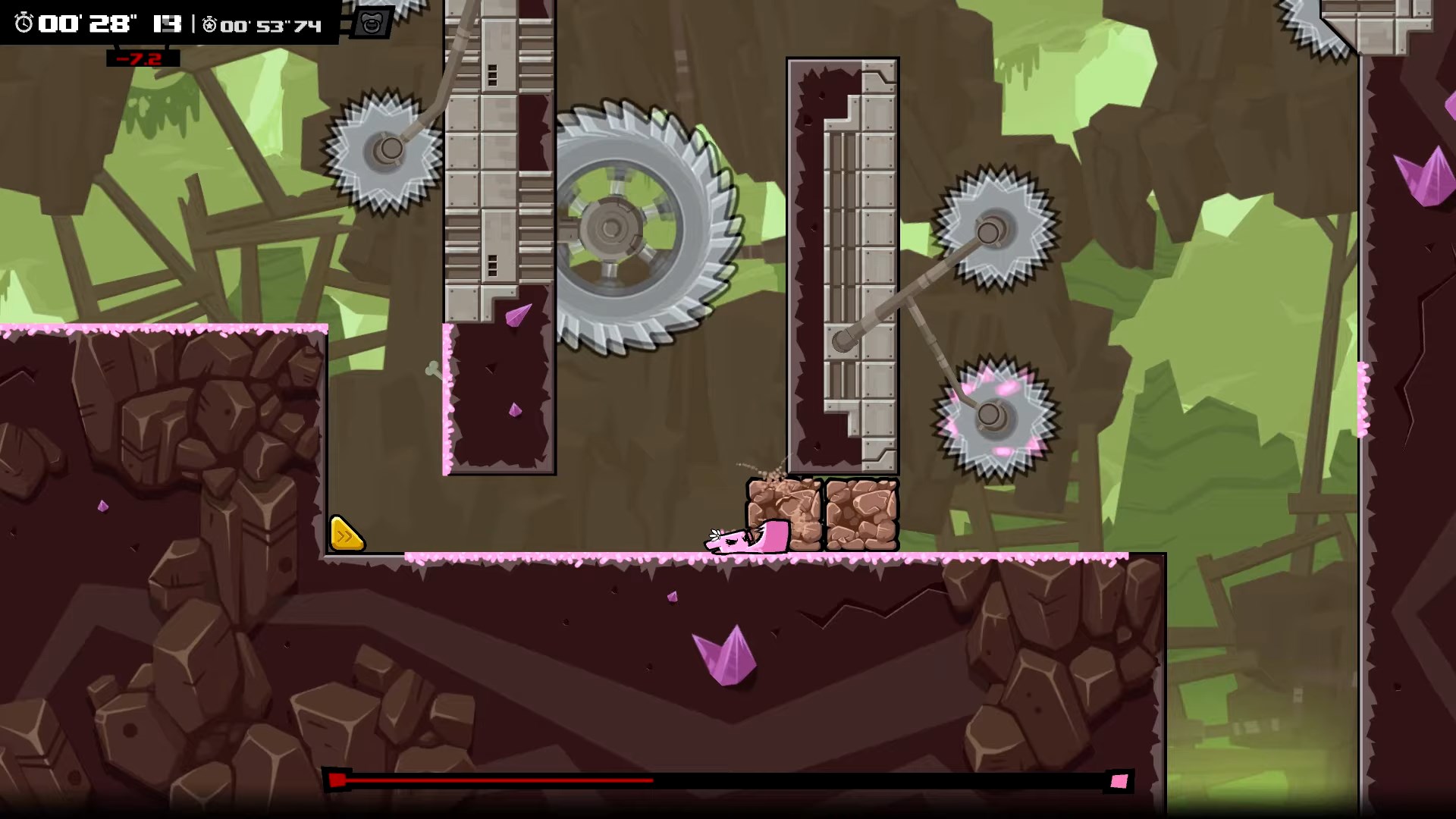 Скриншот из игры Super Meat Boy Forever - 94