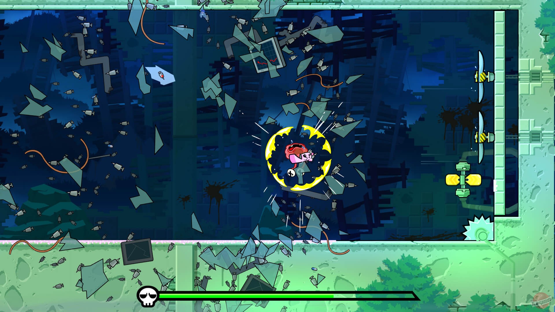 Скриншот из игры Super Meat Boy Forever - 97