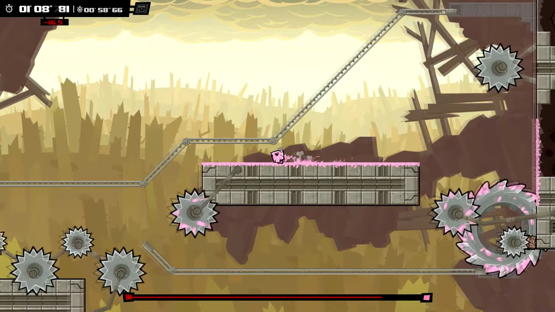 Скриншот из игры Super Meat Boy Forever - 21