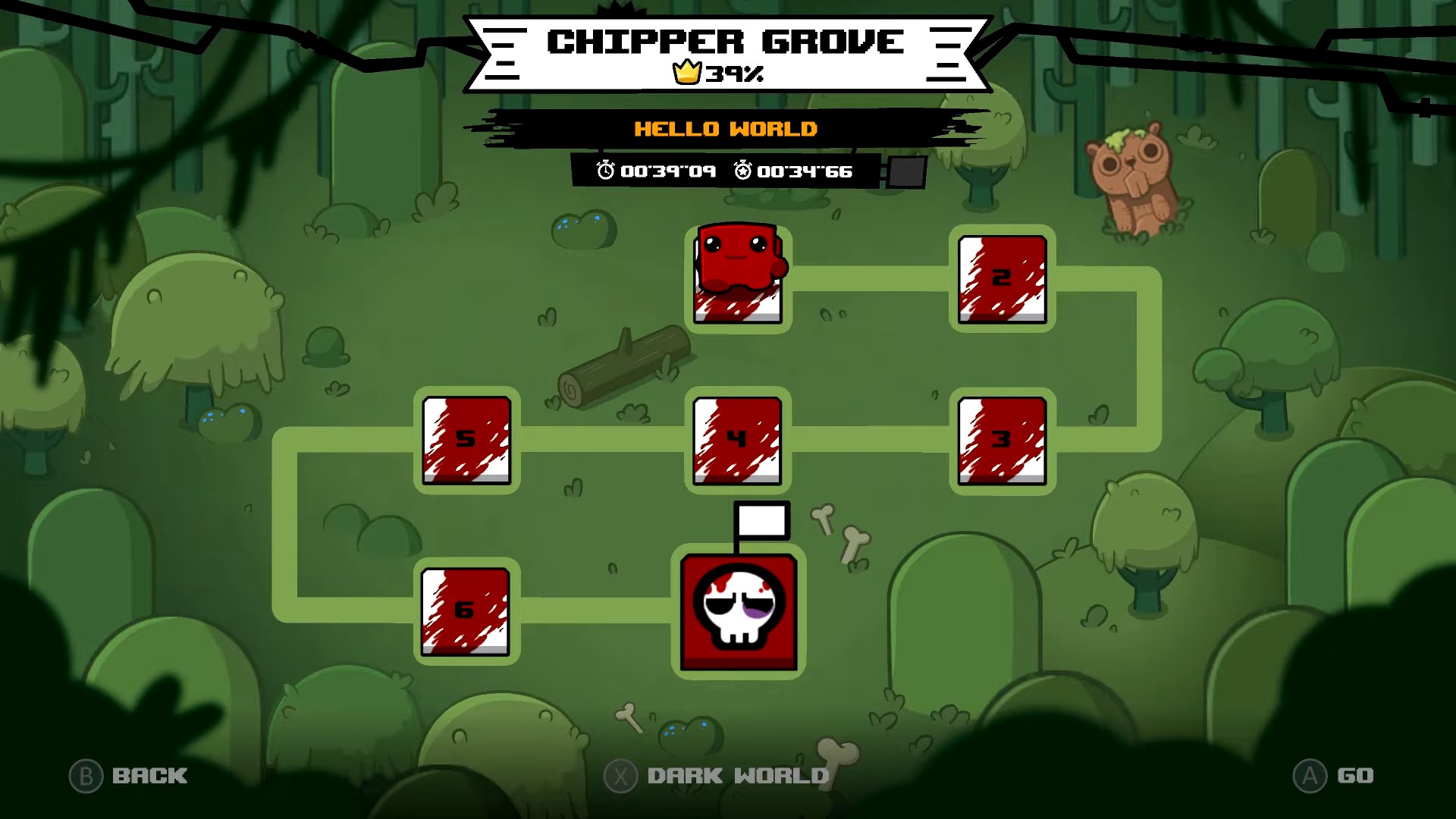 Скриншот из игры Super Meat Boy Forever - 91