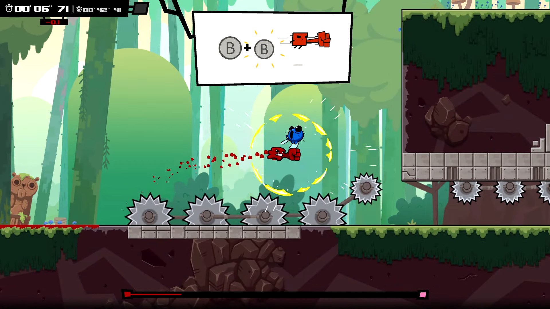 Скриншот из игры Super Meat Boy Forever - 74