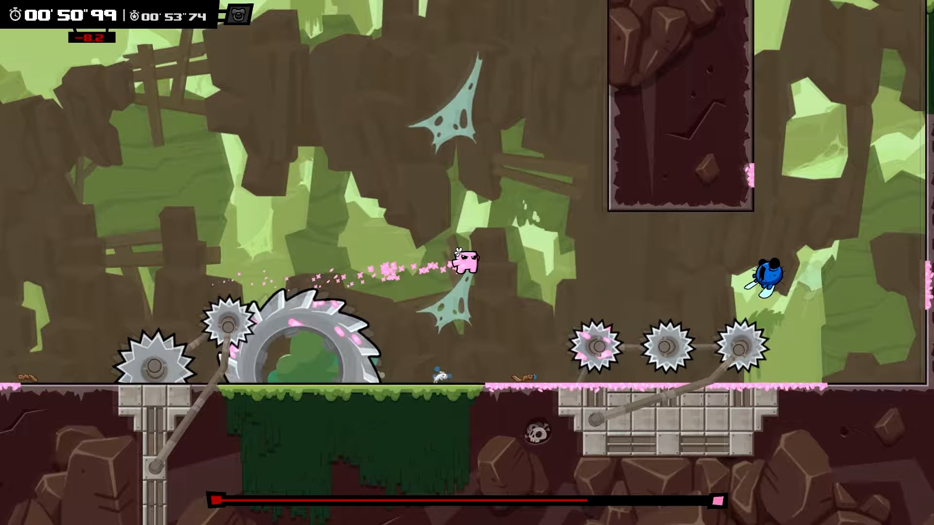 Скриншот из игры Super Meat Boy Forever - 88